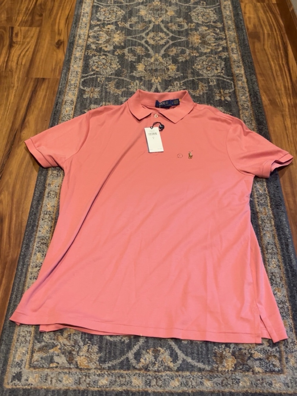 Polo by Ralph Lauren Men’s Pink Classic Polo Shirt